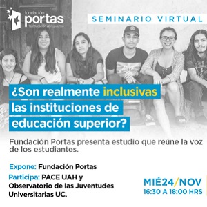 Seminario virtual: ¿Son realmente inclusivas las instituciones de educación superior?